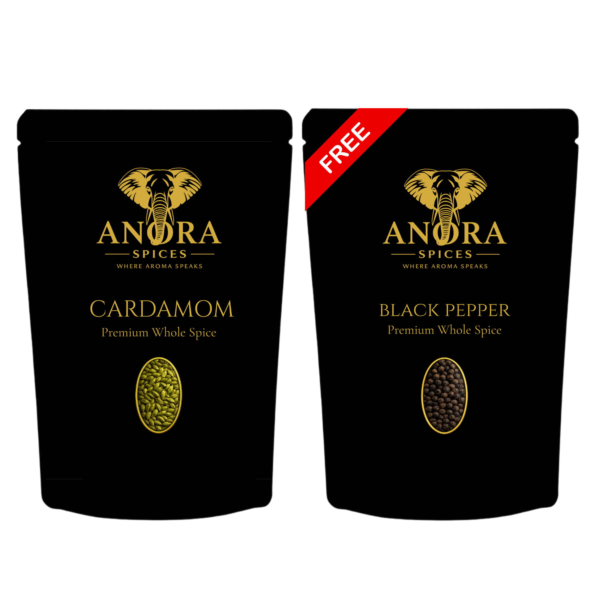 Premium Cardamom (50g) + FREE Black Pepper (50g)